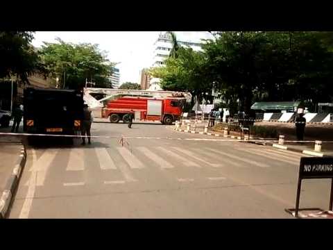 Police on site after two explosions rock Ugandan capital