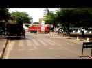 Police on site after two explosions rock Ugandan capital