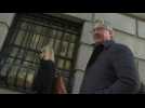 Maxwell's attorneys arrive at New York courthouse for sex crimes trial