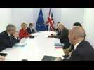 Ursula von der Leyen and Boris Johnson meet at the G20 summit
