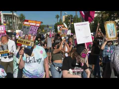 Britney Spears' fans gather as judge is expected to formalize end of her guardianship