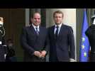 Macron hosts Egyptian President al-Sisi ahead of conference on Libya