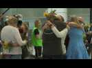 Emotional reunions at Sydney Airport as international border reopens