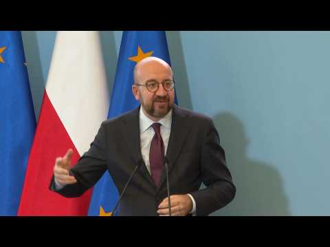 EU funding Poland-Belarus border fence 'legally possible' says Michel