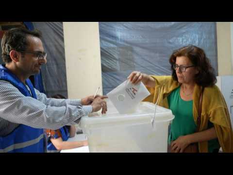 Lebanese cast their vote in Beirut in first election since crisis