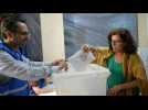 Lebanese cast their vote in Beirut in first election since crisis