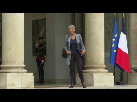 French ministers arrive for the first Cabinet meeting under new Prime Minister Elisabeth Borne