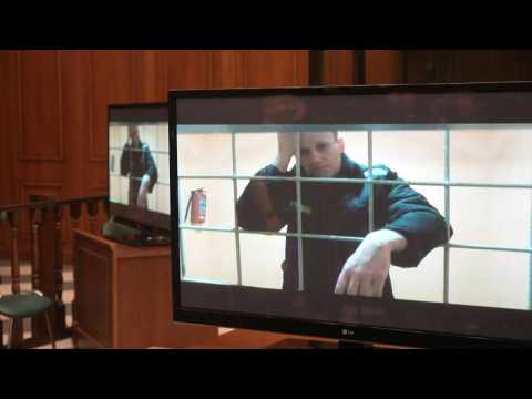 Kremlin critic Navalny appears via videolink as Moscow court rules against appeal