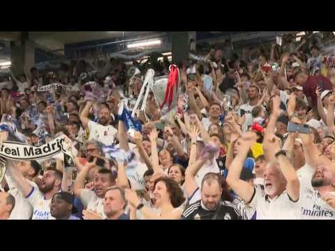Champions League: Real Madrid fans celebrate victory in Madrid