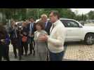 French and Ukrainian Foreign Ministers lay flowers in Kyiv for fallen soldiers