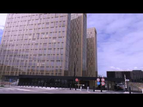 Images outside the ECJ as Russian channel RT France challenges EU ban on broadcasting