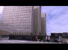 Images outside the ECJ as Russian channel RT France challenges EU ban on broadcasting