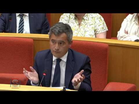 Darmanin reaffirms that around 110,000 people showed up at the Stade de France