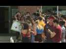 Johnny Depp fans celebrate outside Fairfax courthouse as verdict is read
