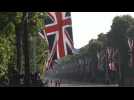 Scene along the Mall in London ahead of Platinum Jubilee celebrations