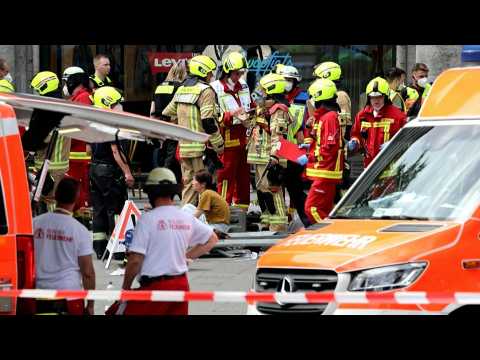 Injuries at the scene where a car drove into a crowd in Berlin