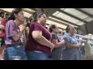 People attend prayer vigil in Uvalde, Texas, after elementary school shooting