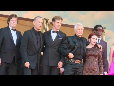 Hanks, Luhrmann walk Cannes red carpet with "Elvis"