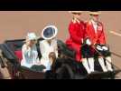 Camilla and Kate leave Buckingham Palace for Trooping the Colour parade