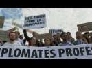 French diplomats in Paris strike over reform plan