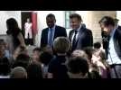Macron and French minister promote "school of the future" in Marseille