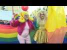 People participate in annual Pride Parade in Jerusalem's city centre