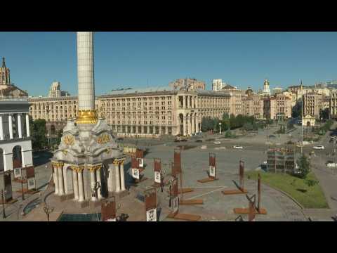 Views of Kyiv as Ukraine marks 100 days since Moscow's invasion
