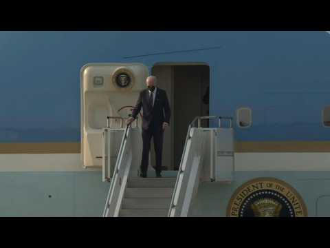 Biden arrives in South Korea on first Asia trip as president