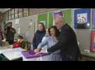 Australian PM Scott Morrison votes in federal election