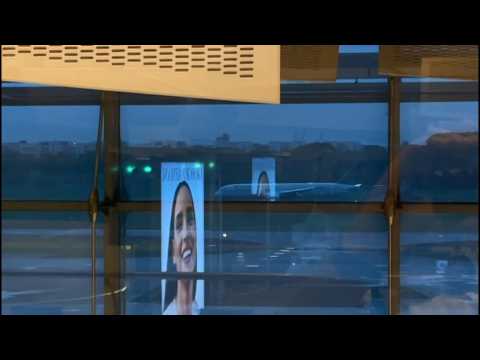 Images of plane landing in Singapore thought to be carrying Sri Lanka president