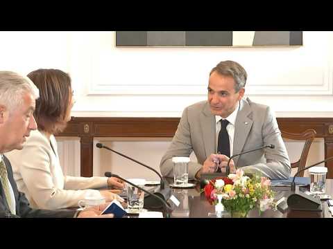 German Foreign Minister Baerbock meets Greek Prime Minister Mitsotakis