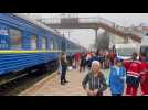Evacuees from Donetsk region arrive in central Ukraine after Zelensky orders evacuation