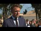 Macron visits European cemetery of Saint Eugene in Algiers