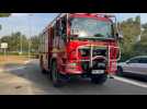 Romanian reinforcements arrive to help French firefighters battle blaze