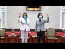 US House Speaker Pelosi meets Taiwan president