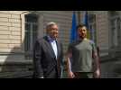 Zelensky meets UN chief Guterres in Lviv