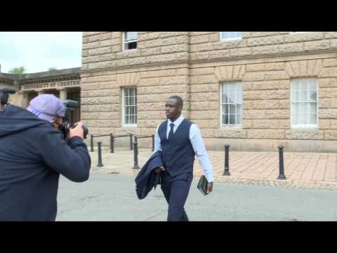 Footballer Benjamin Mendy, on trial for rape, leaves Chester court