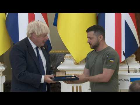 British PM hails Ukrainian 'unconquerable will to resist' on visit to Kyiv