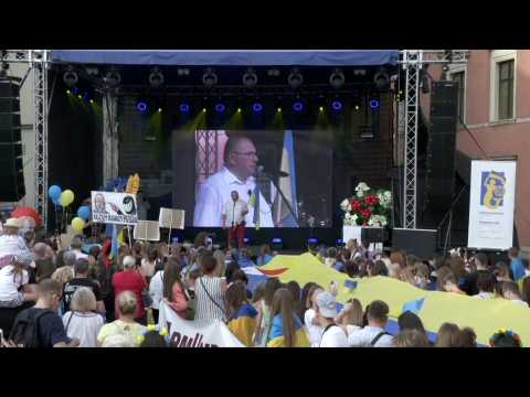 Ukrainian Independence Day marked in Warsaw