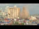 More Beirut port silos collapse