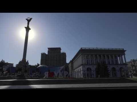 Images of Kyiv streets on Ukraine's Independence Day