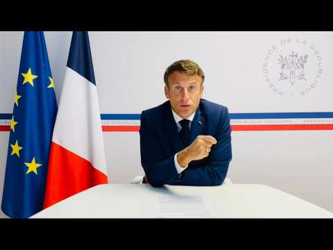 Ukraine: French President Macron calls for "no weakness, no spirit of compromise" facing Russia