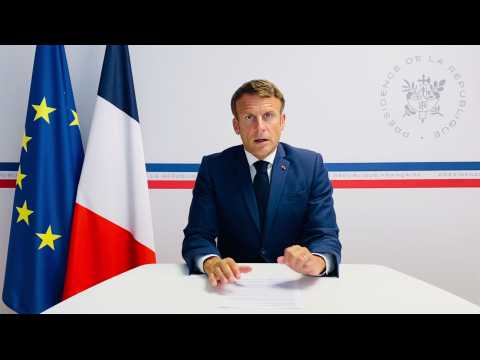 EU ready to support Ukraine "for the long term" vows French President Macron