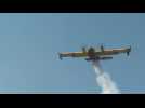 Canadair, firefighters tackle forest fires in France's Gironde