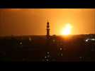 Fireballs rise following Israeli air strikes on Khan Yunis