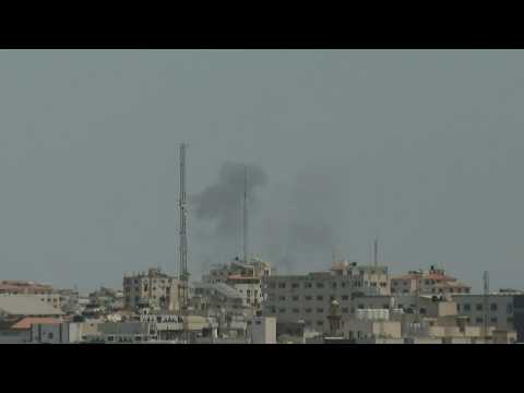 Israeli air strike hits Gaza City after rockets fired from Jabalia