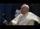 Pope Francis arrives in Quebec City to address Canada's political leaders