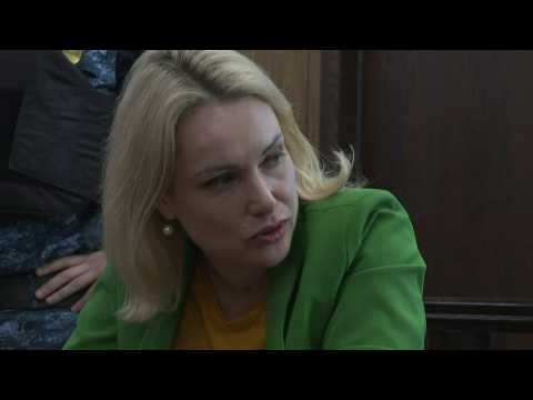 First hearing in trial of Russian journalist Marina Ovsyannikova, accused of "discrediting" army