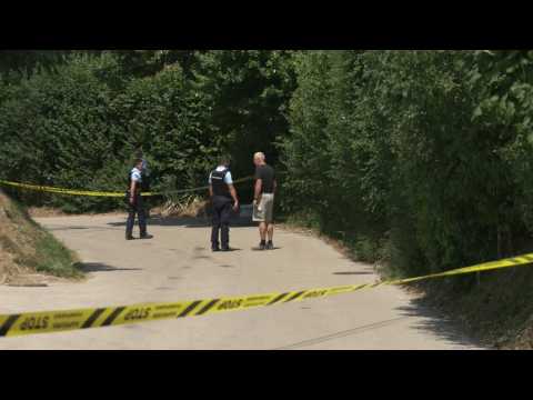 Man shot dead in French town after killing family of five
