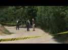 Man shot dead in French town after killing family of five